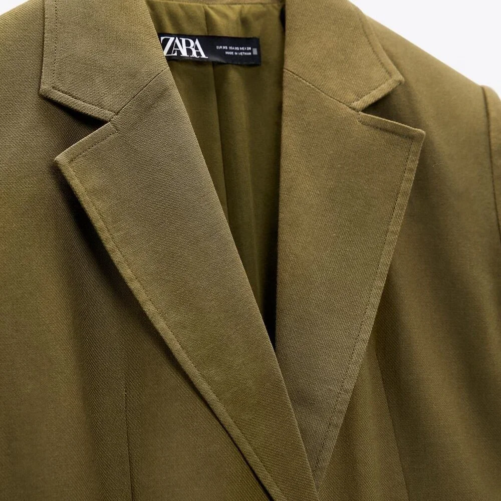 Zara Blazer with Patch Pockets - Picture 4 of 8